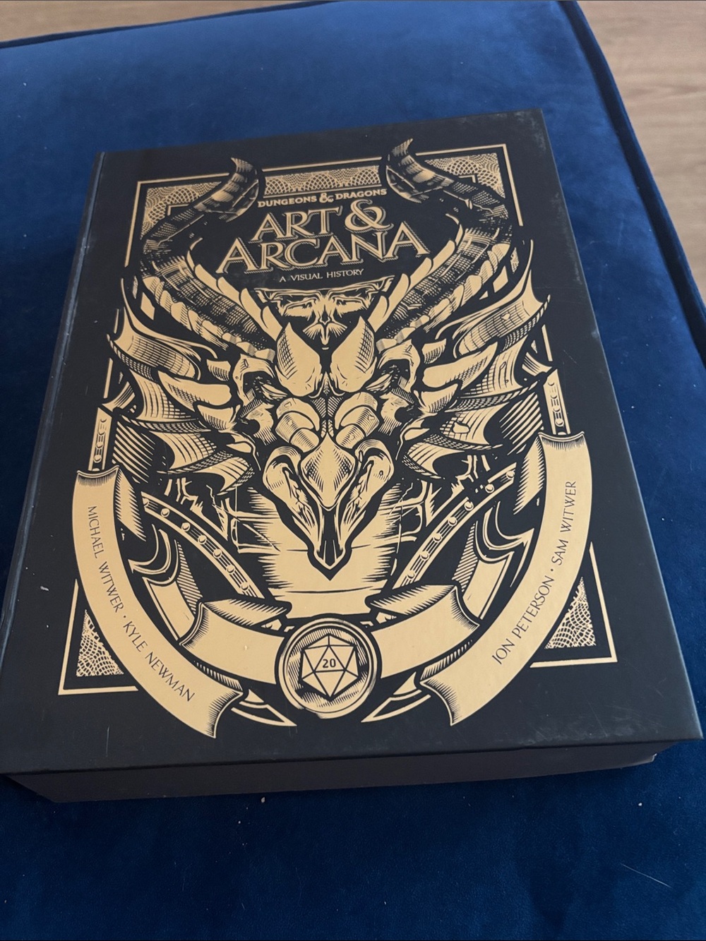 Dungeons & Dragons: Art & Arcana Hardcover Book - Black and Gold